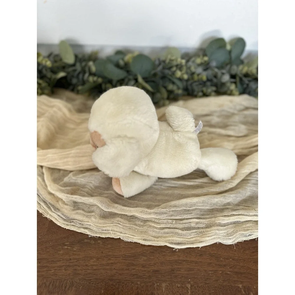 1983 GUND Vintage Lamb‎ Sheep Ivory White Baby Toy 8